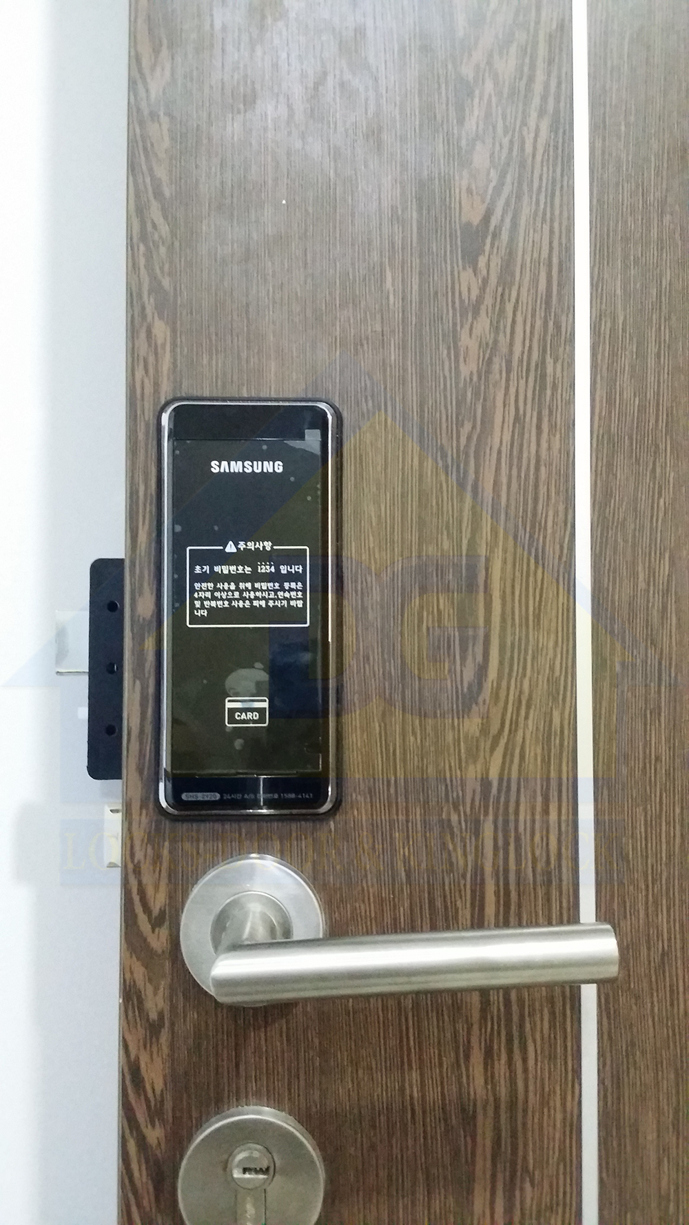 Chung cư Lexington, An phú, Quận 2, lắp đặt khóa thẻ từ Samsung SHS-2920
